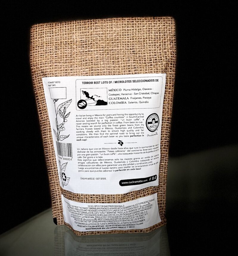 ESPRESSO SPECIALTY CUCINAMATTE® MEXICO GUATEMALA COLOMBIA 250g 0,55 lb